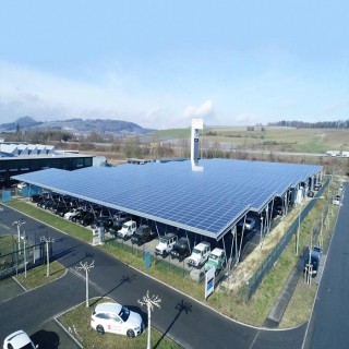 Q235B,Q345B HDG Steel Structure Carport Solar Systems